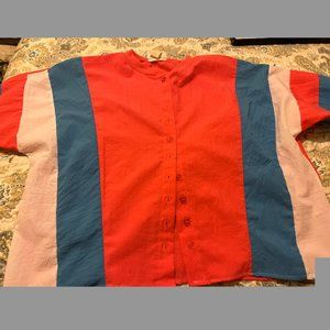 Vintage 80's Longer Sleeve Flowy Top